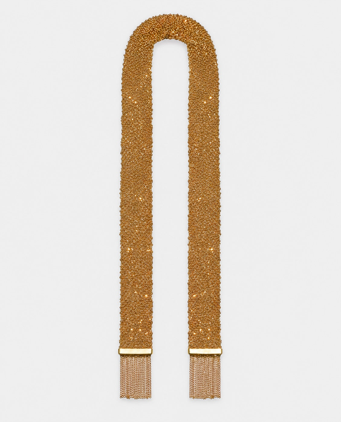 LUXE: THE GOLD MESH SCARF NECKLACE