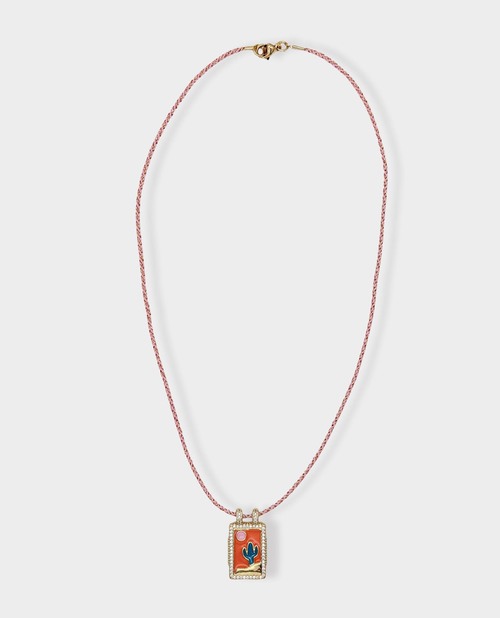 MINI CACTUS PENDANT NECKLACE