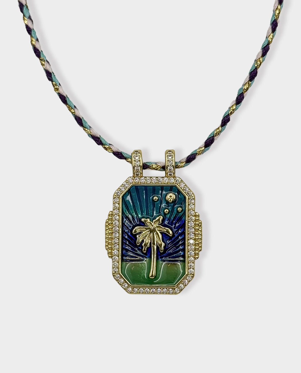PALM TREE PENDANT NECKLACE