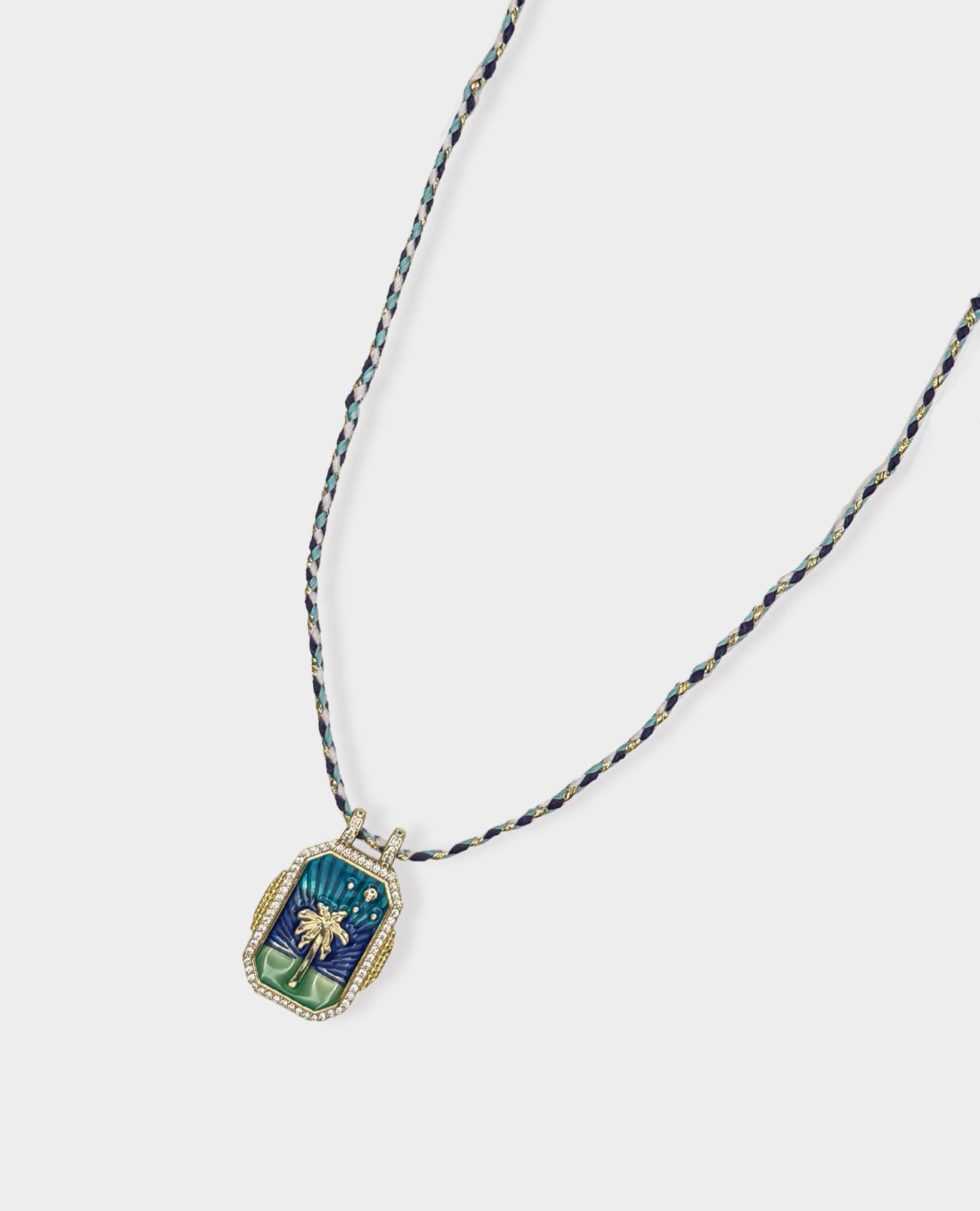 PALM TREE PENDANT NECKLACE
