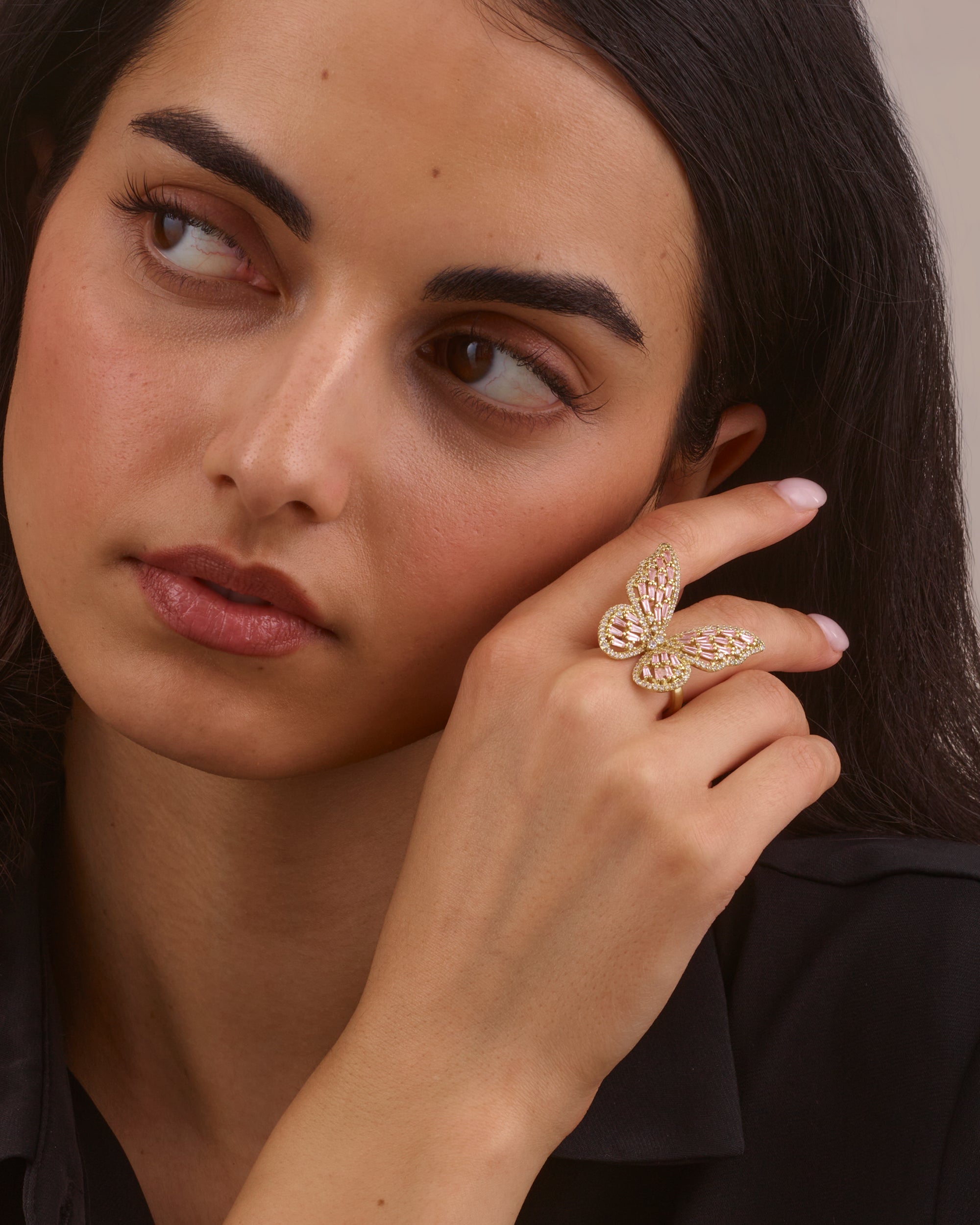 BUTTERFLY GOLD RING
