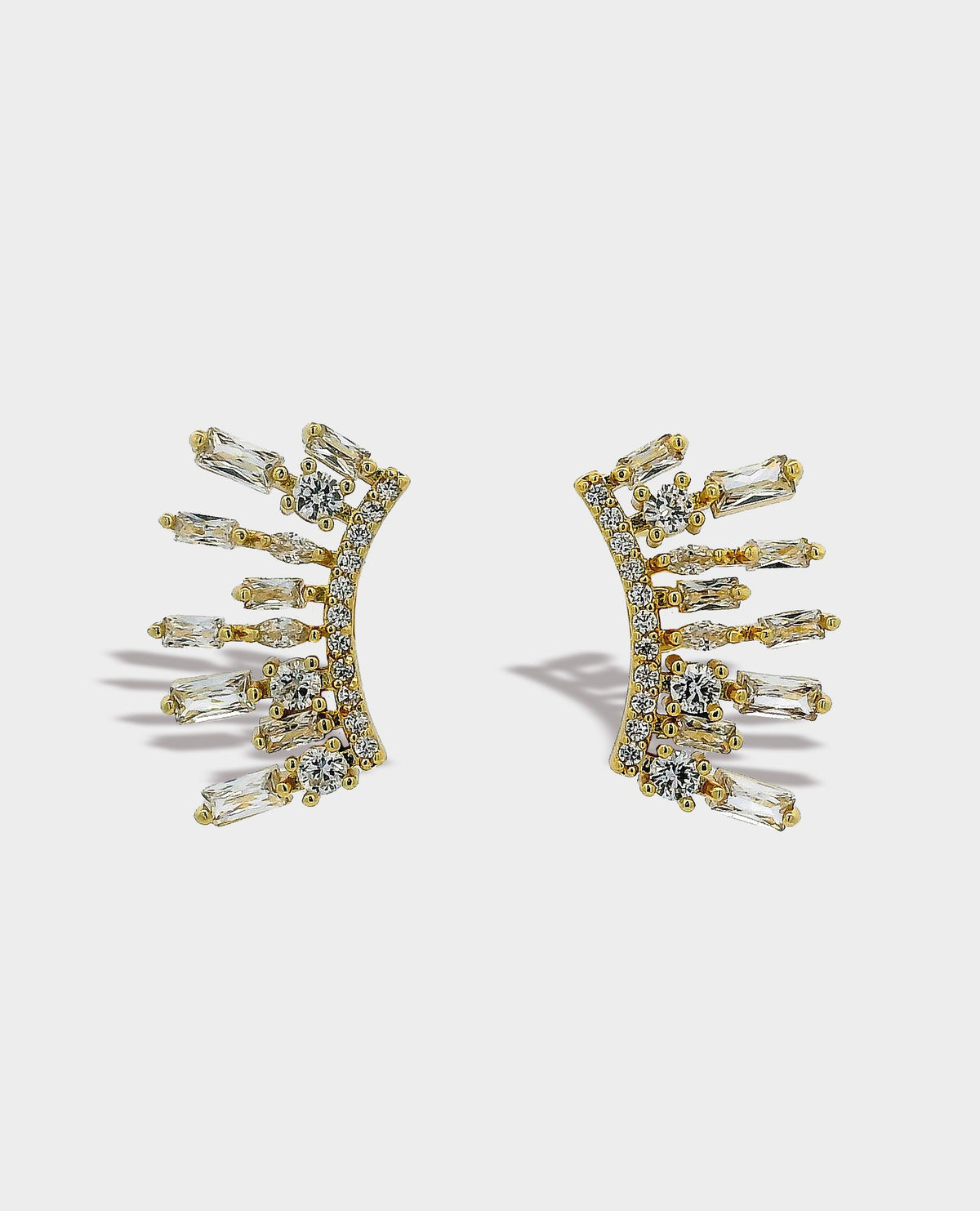 SUNBURST STUD EARRINGS