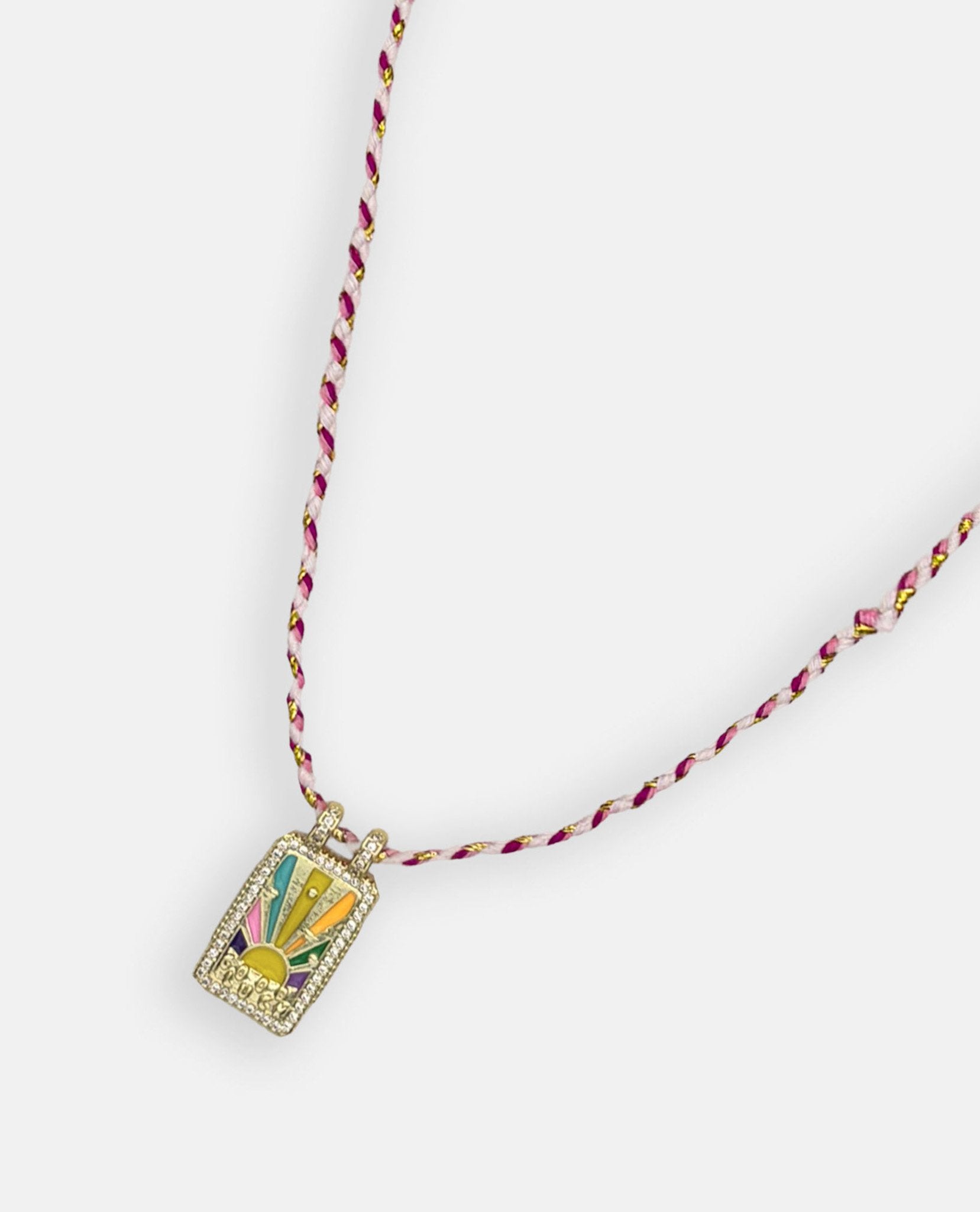 MINI SUNSHINE PENDANT NECKLACE