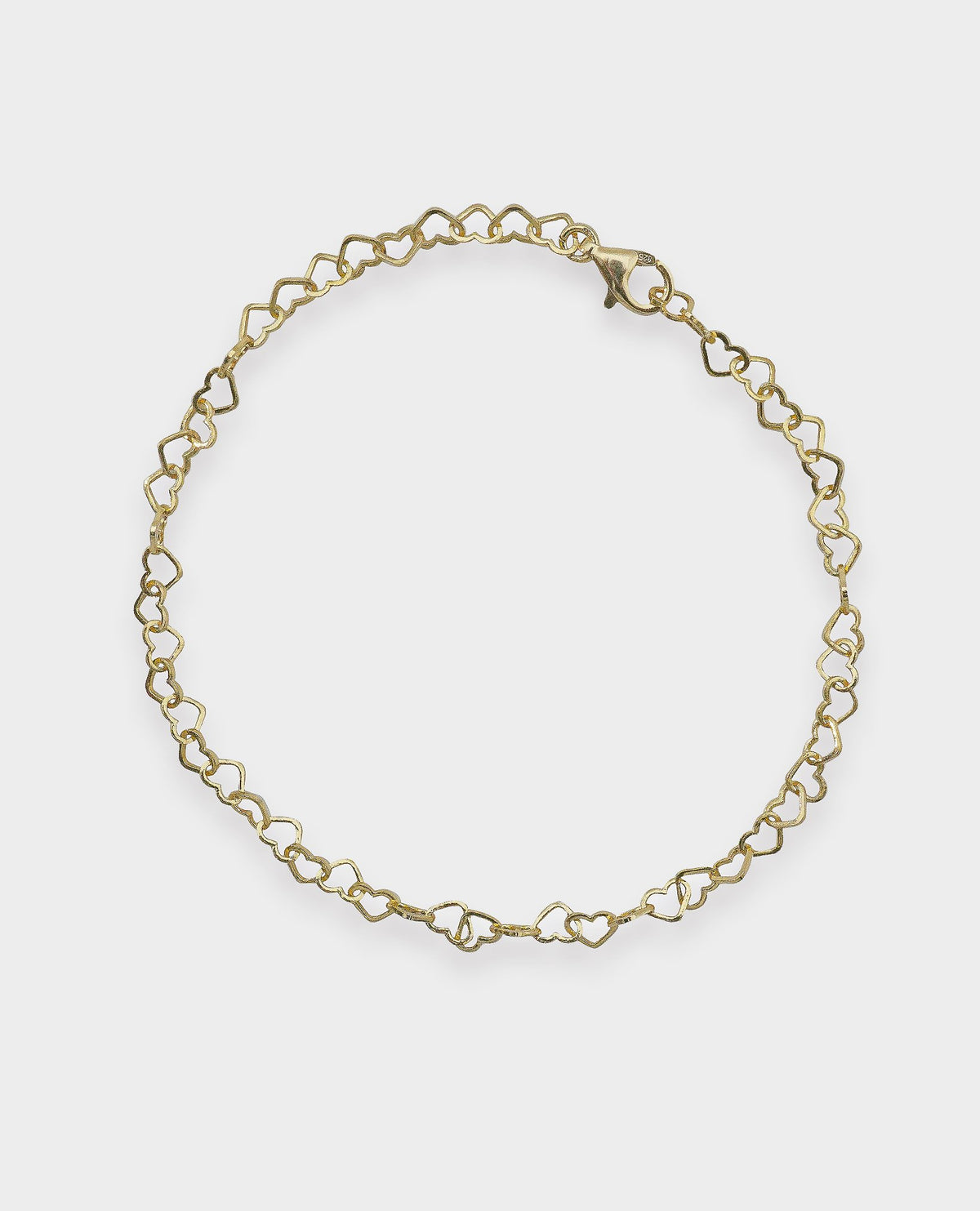 HEART GOLD CHAIN BRACELET